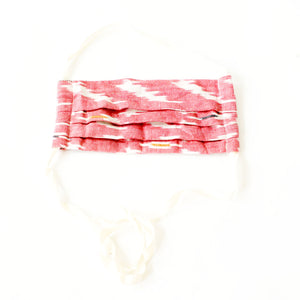 Rose Tulip Reusable Hand Dyed + Woven Face Mask