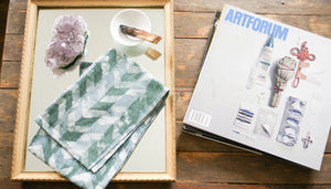 Batik Blockprint Tea Towel