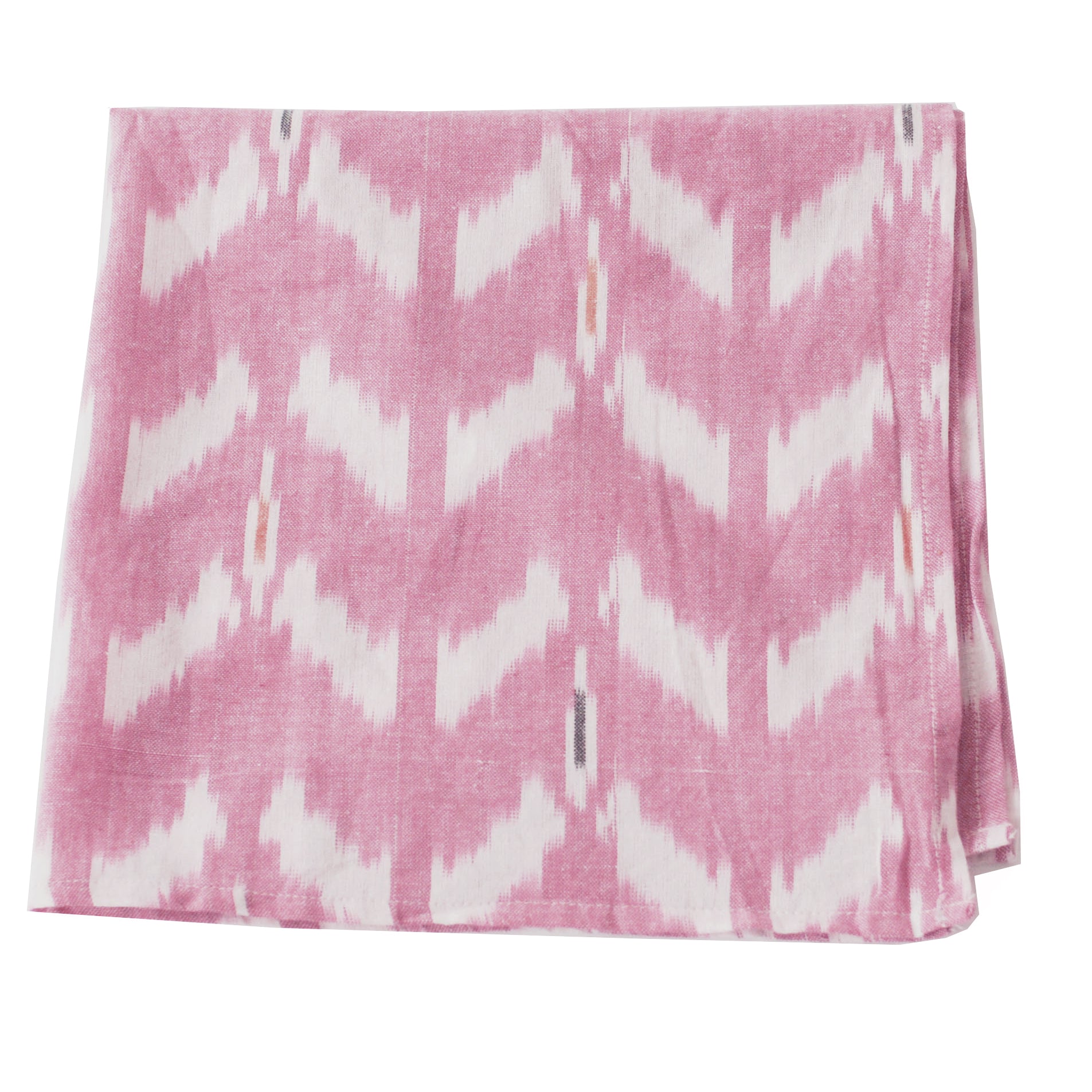 Rose Wine Tulip Pattern Ikat Cloth Dinner Napkin Set