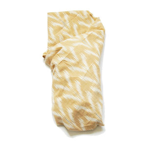 Peach Tulip Handwoven Cotton Ikat Baby Swaddle Wrap